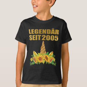 Seit 2005 Einhorn 16. Geburtstage T-Shirt