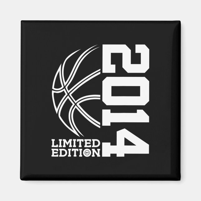 Seit 2014 Geburtstag Bysketbyll Limited Edition 20 Magnet (Vorne)