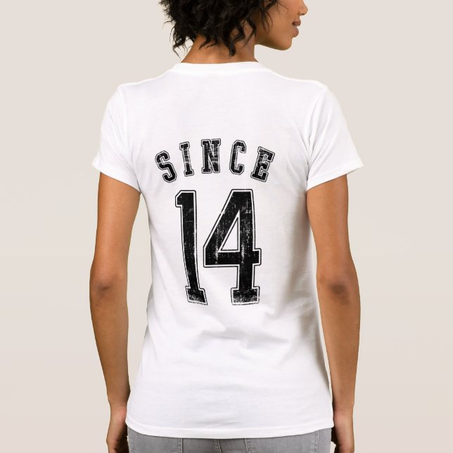 Seit 2014 T-Shirt (Rückseite)