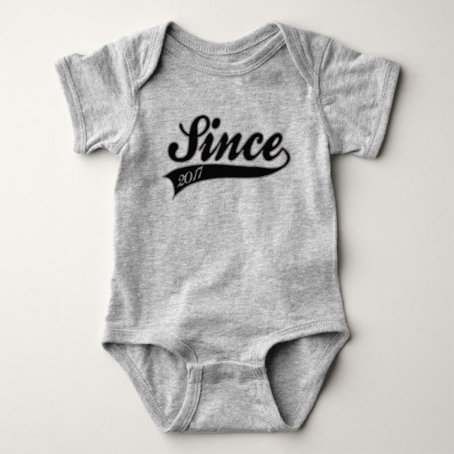 Seit 2017 baby strampler (Vorderseite)