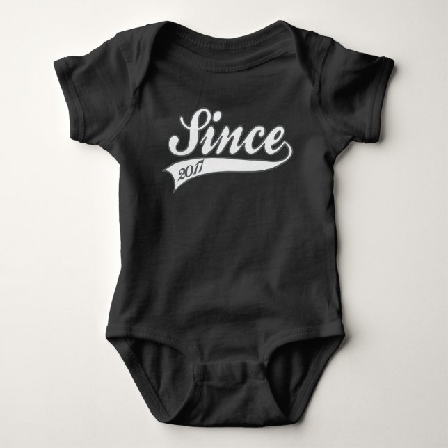 Seit 2017 baby strampler (Vorderseite)