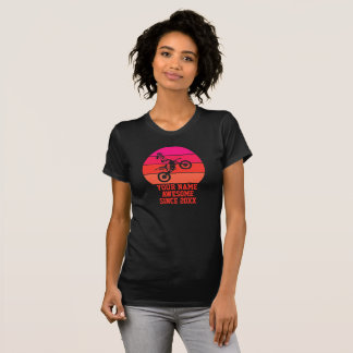 Seit 20 xx Dirt Bike Phantastischer Name ändern T-Shirt