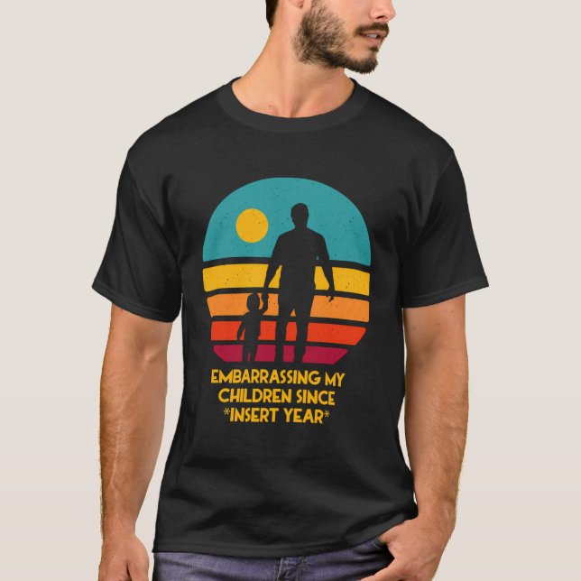 Seit dem Vater Eltern Da T-Shirt (Vorderseite)