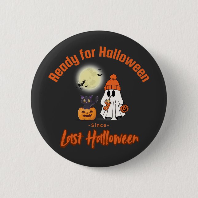 Seit Halloween-T - Shirt Button (Vorderseite)