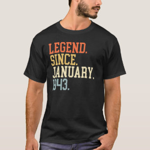 Seit Januar 1943 für Männer Frauen 19. Januar T-Shirt