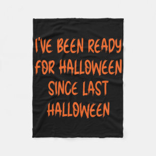 Seit letztem Halloween war ich zu Halloween fertig Fleecedecke