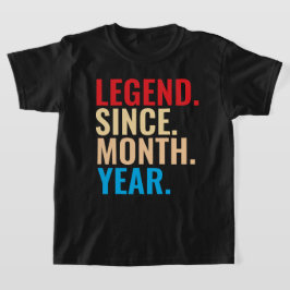 Seit Monatsjahr T - Shirt