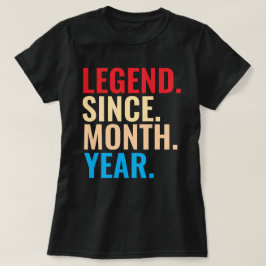 Seit Monatsjahr T - Shirt