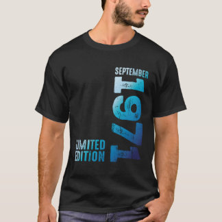 Seit September 1971 1971 Jahr 1971 1971 1971 T-Shirt