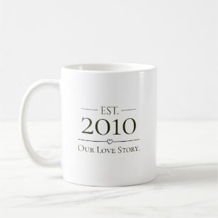 Seit unserem persönlichen Jahr zusammen Unsere Lie Kaffeetasse