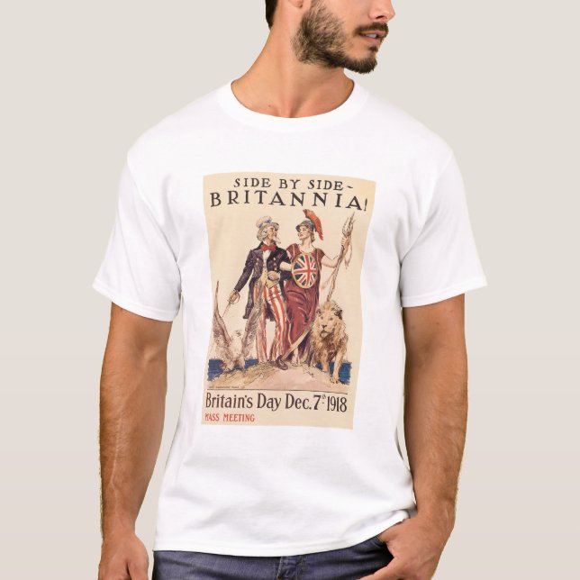 "Seite an Seite - Britanien" T-Shirt (Vorderseite)