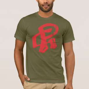 SEITE beunruhigtes Logorot T-Shirt