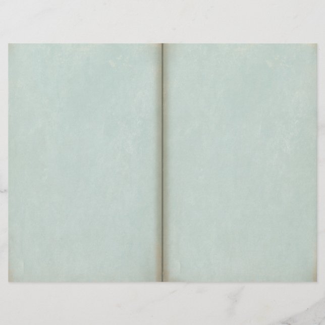 Seite des Blue Scrapbook Journal (Vorderseite)