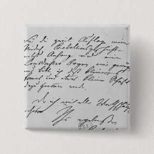 Seite des Textes mit seiner Unterschrift Button