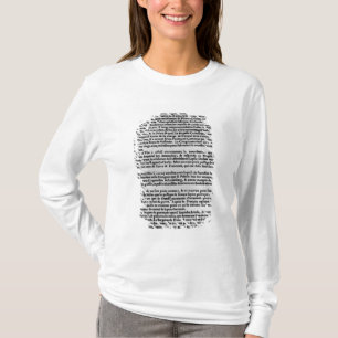 Seite des Textes 'vom La Gazette T-Shirt