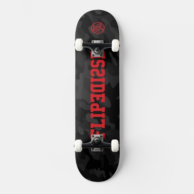 Seite für die echte Skateboarder-Camouflage gedreh Skateboard (Vorderseite)