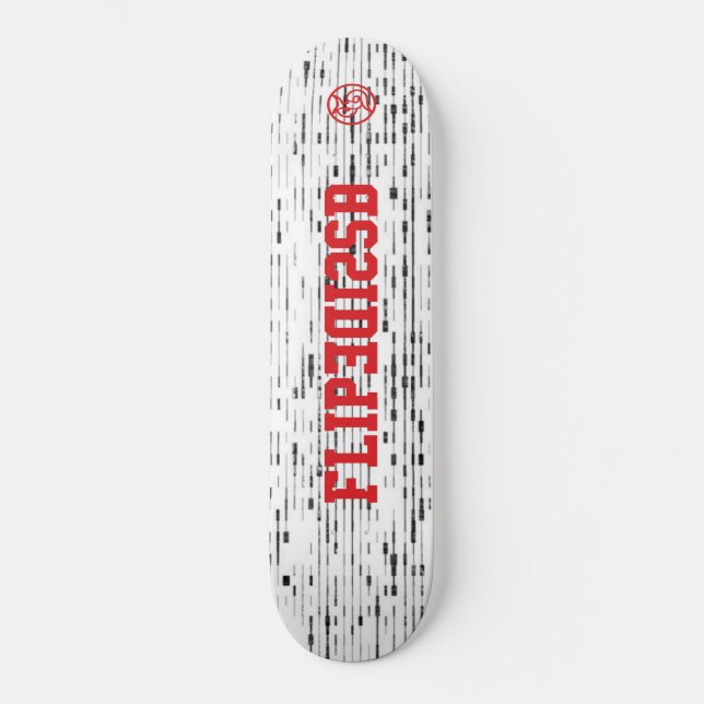 Seite für die echten Skateboarder gedreht Skateboard (Vorderseite)