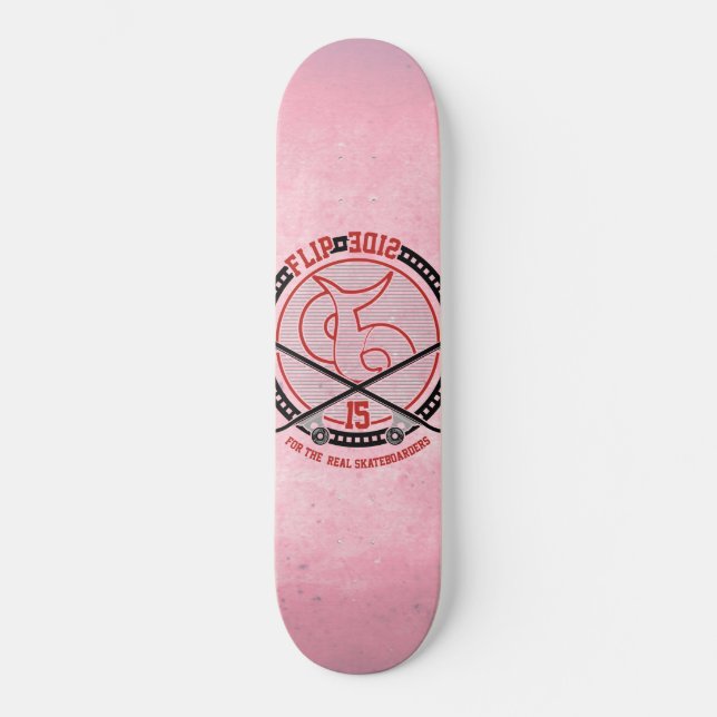Seite für die echten Skateboarder gedreht Skateboard (Vorderseite)