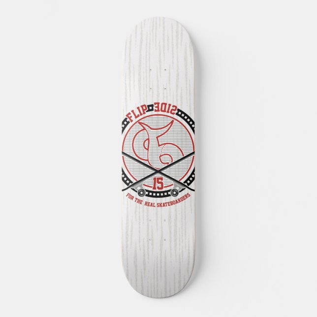 Seite für die echten Skateboarder gedreht Skateboard (Vorderseite)