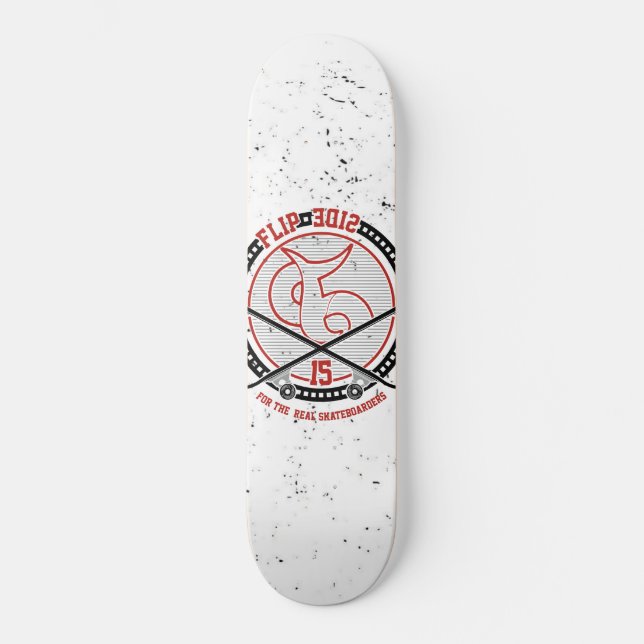Seite für die echten Skateboarder gedreht Skateboard (Vorderseite)