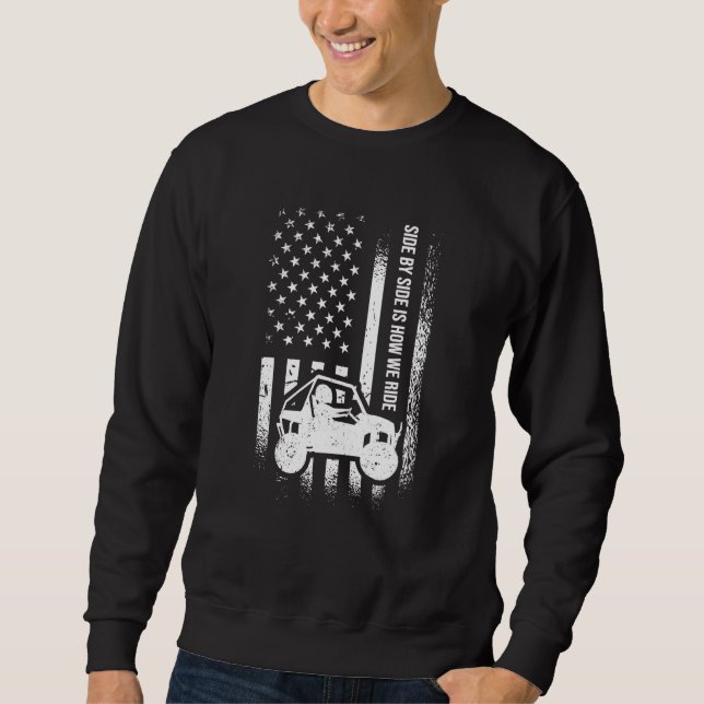 Seite für Seite ist, wie wir fahren amerikanische  Sweatshirt (Vorderseite)