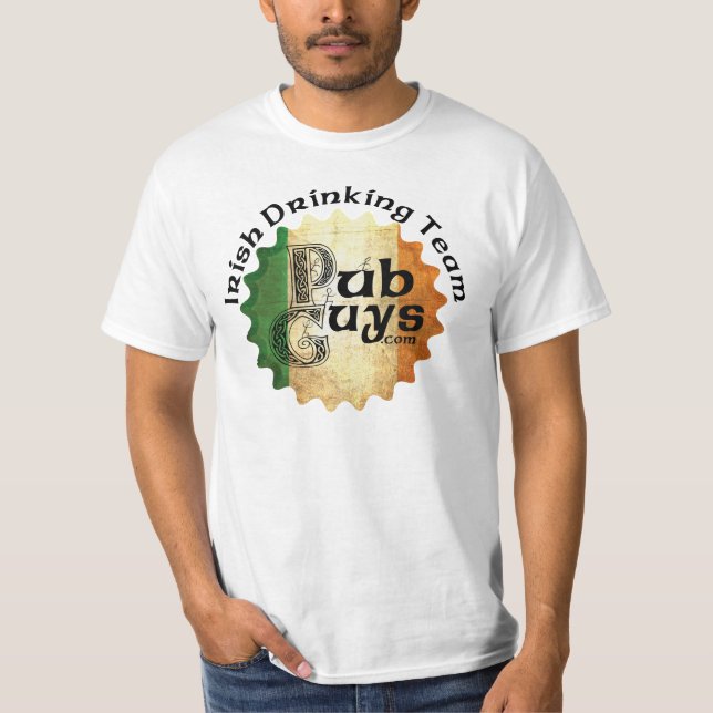 SEITE irisches trinkendes Team T-Shirt (Vorderseite)