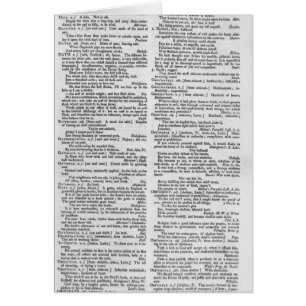 Seite von einem Wörterbuch