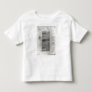 Seite von einer von den Arbeiten des Balzacs Kleinkind T-shirt