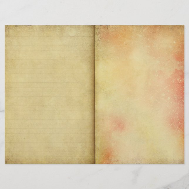 Seiten für Pergament- und Wasserfarbzeitschriften (Vorderseite)