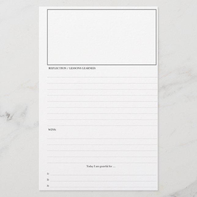 Seiten für Tagesplaner (Vorderseite)