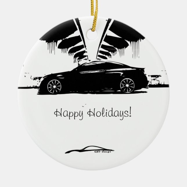Seiten-Schuss des Coupé-G37 Keramik Ornament (Vorne)