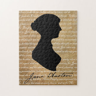 Seiten-Silhouette Janes Austen