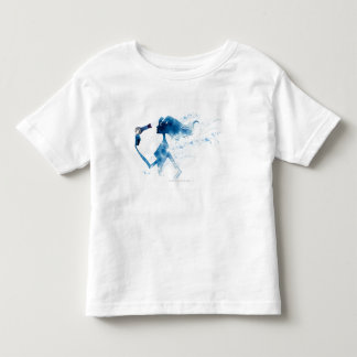 Seitenansicht der Frau, die lange Haare trocknen l Kleinkind T-shirt