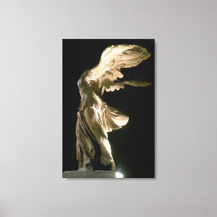 Seitenansicht des Sieges von Samothrace (Parian Leinwanddruck