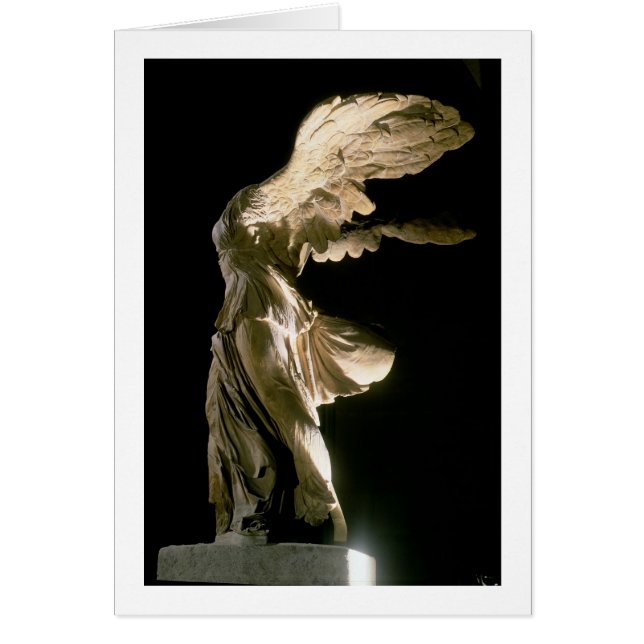 Seitenansicht des Sieges von Samothrace (Parian ma (Vorne)
