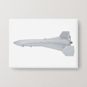 Seitenansicht einer militärischen Überwachungsdroh Button