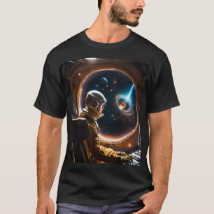 : Seitenansicht eines einzigartigen T - Shirt