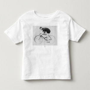 Seitenansicht Normanne-Andersons des Laufens des Kleinkind T-shirt