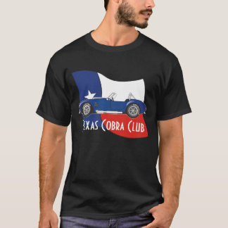 Seitenansicht, Texas-Kobra-Verein mit Flagge T-Shirt