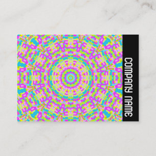 Seitenband - Farbiges Kaleidoskop 03 Visitenkarte