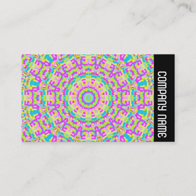 Seitenband - Farbiges Kaleidoskop 03 Visitenkarte (Vorderseite)