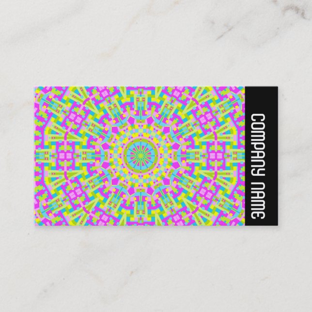 Seitenband - Farbiges Kaleidoskop 05 Visitenkarte (Vorderseite)