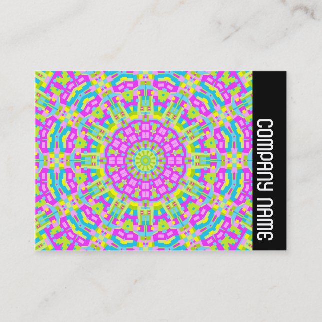 Seitenband - Farbiges Kaleidoskop Visitenkarte (Vorderseite)