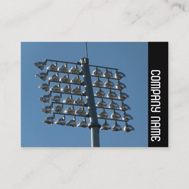 Seitenband - Flutlicht Visitenkarte (Vorderseite)