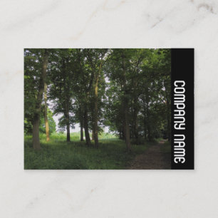 Seitenband - Holz, Bute Park Cardiff Visitenkarte