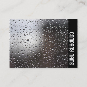 Seitenband - Regen auf einem Fenster Visitenkarte