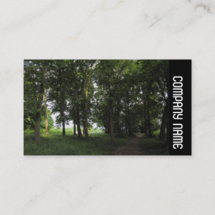 Seitenband - Woods, Bute Park Cardiff Visitenkarte