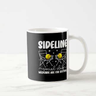 Seitennote Social Club Softll Mama eines Softll-Sp Kaffeetasse