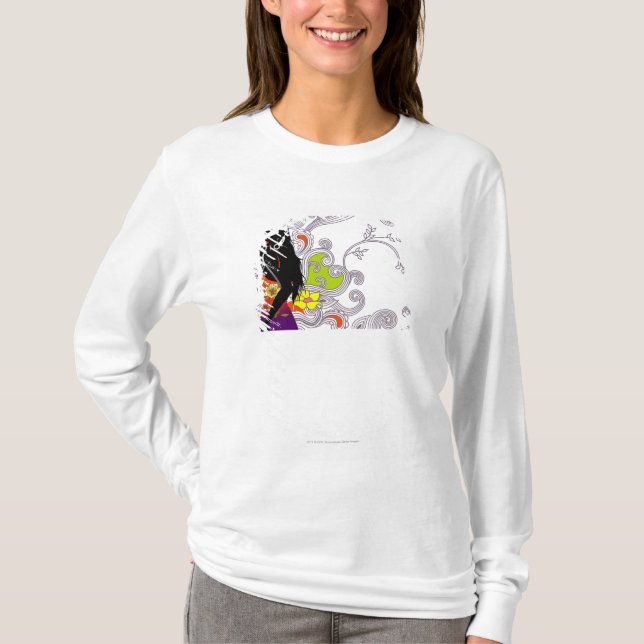 Seitenprofil einer Frauenaufstellung T-Shirt (Vorderseite)
