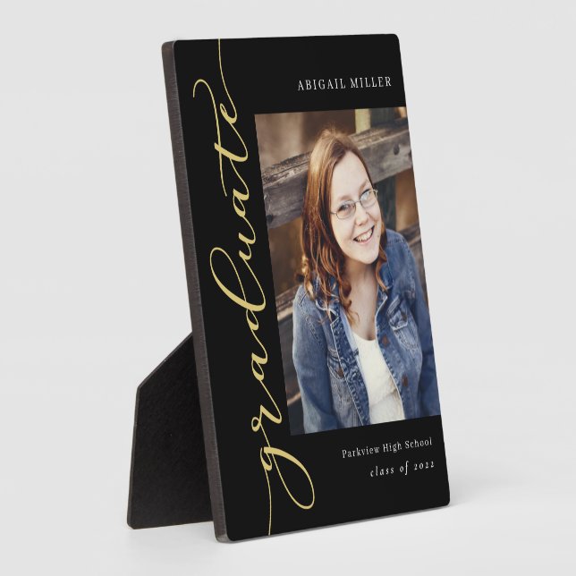 Seitenschreibprüfung Abschluss Plaque Fotoplatte (Seite)